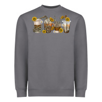 Storm skeleton hands coffee cups Heavyweight Sweatshirt - texasbilliewilder