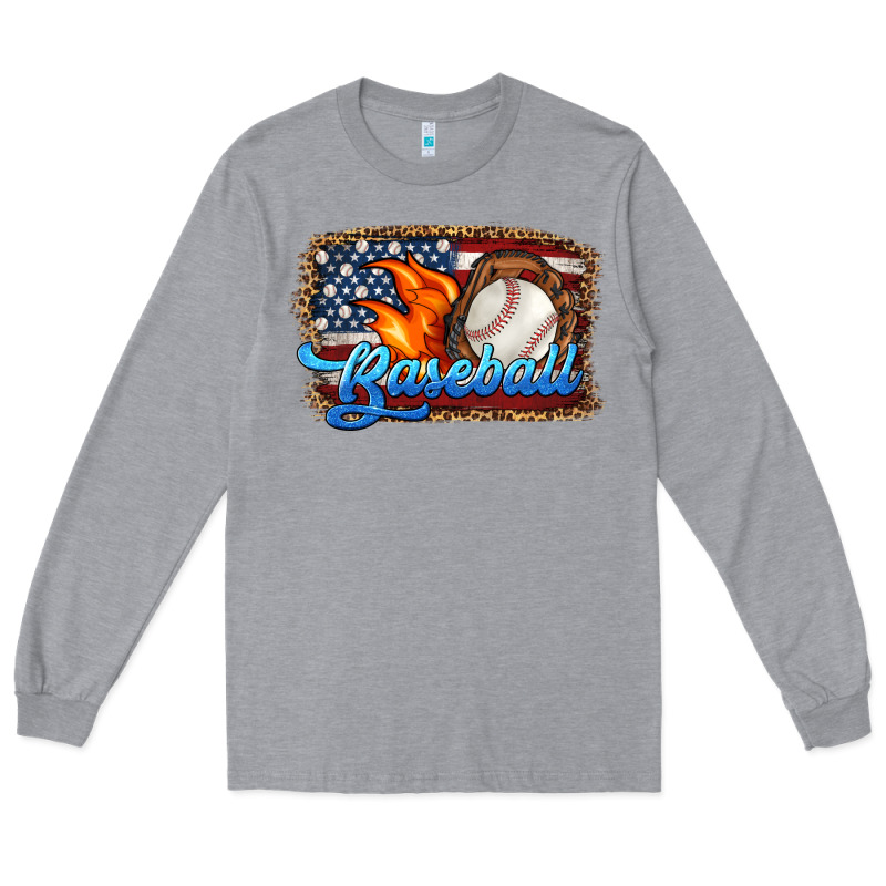 Western American Flag Baseball Long Sleeve Tee by HRA Design Shop | Teevron