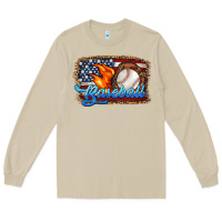 Mushroom western american flag baseball Long Sleeve Tee - HRA Design Shop