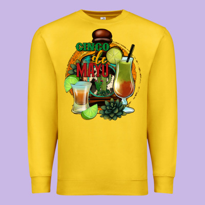 Cinco De Mayo Premium Sweatshirt Designed By Jasminsmagicworld