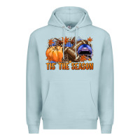 Blue Mist tis the season football Premium Hoodie - NancyCooperArtShop