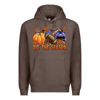 Coffee tis the season football Premium Hoodie - NancyCooperArtShop
