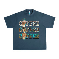Midnight Navy western coffees Urban Heavy Tee - BarkalooDesign