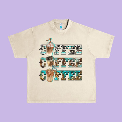 Western Coffees Urban Heavy Tee Designed By Barkaloodesign