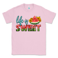 Bubblegum Pink life is sweet Classic Tee - HRA Design Shop