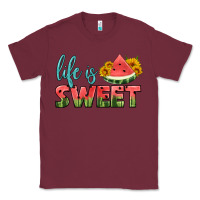 Burgundy life is sweet Classic Tee - HRA Design Shop