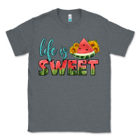 Charcoal Heather life is sweet Classic Tee - HRA Design Shop