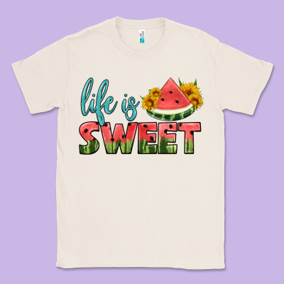 Life Is Sweet Classic Tee Designed By Hra Design Shop
