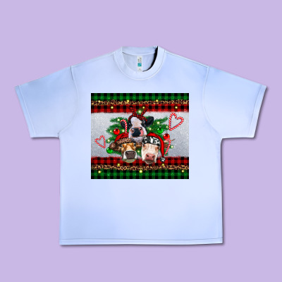 Christmas Heifers Urban Heavy Tee Designed By Ranaportraitstore