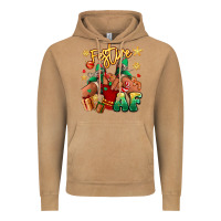 Vintage Camel festive af christmas black girl children sneakers Vintage Hoodie - RanaPortraitStore