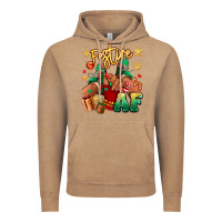 Vintage Coffee festive af christmas black girl children sneakers Vintage Hoodie - RanaPortraitStore
