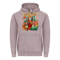 Vintage Zinc festive af christmas black girl children sneakers Vintage Hoodie - RanaPortraitStore