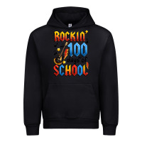 Black rockin' 100 days of school Urban Hoodie - Artiststas