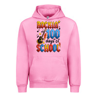 Rockin' 100 Days Of School Urban Hoodie | Teevron