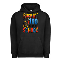Pigment Black rockin' 100 days of school Urban Hoodie - Artiststas