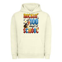 Pigment Pistachio rockin' 100 days of school Urban Hoodie - Artiststas