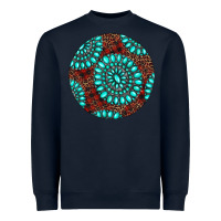 Navy Gemstone Christmas Heavyweight Sweatshirt - RanaPortraitStore