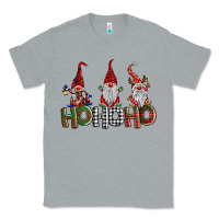 Heather Grey ho ho. ho gnomes Classic Tee - BarkalooDesign