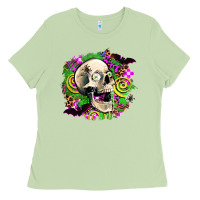 Matcha halloween skull Ladies Tee - AdoDesignShop