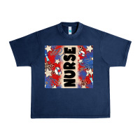 Navy american nurse Urban Heavy Tee - Zillion Design Studio