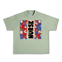 Oil Green american nurse Urban Heavy Tee - Zillion Design Studio