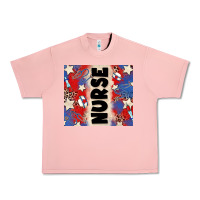 Salmon american nurse Urban Heavy Tee - Zillion Design Studio