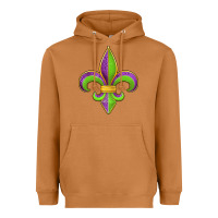 Meerkat mardi gras fleur de lis leopard Heavyweight Hoodie - Jasminsmagicworld