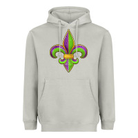Moon Dust mardi gras fleur de lis leopard Heavyweight Hoodie - Jasminsmagicworld