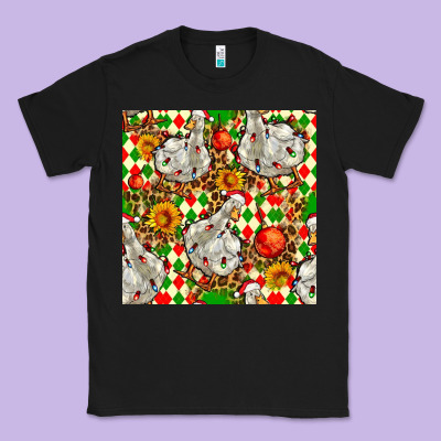 Christmas Leopard Duck Classic Tee Designed By Fadigitalartstudio