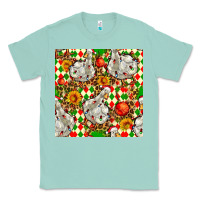 Seafoam christmas leopard duck Classic Tee - FaDigitalArtStudio
