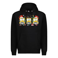 Black christmas school bus Premium Hoodie - MaliasSmallBusiness