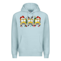 Blue Mist christmas school bus Premium Hoodie - MaliasSmallBusiness