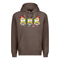 Coffee christmas school bus Premium Hoodie - MaliasSmallBusiness