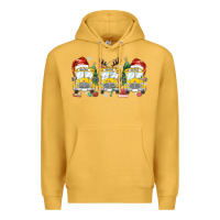 Mustard christmas school bus Premium Hoodie - MaliasSmallBusiness