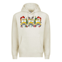 Oatmeal Heather christmas school bus Premium Hoodie - MaliasSmallBusiness