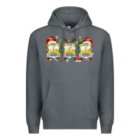 Rock christmas school bus Premium Hoodie - MaliasSmallBusiness