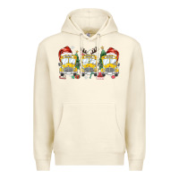 Sandshell christmas school bus Premium Hoodie - MaliasSmallBusiness