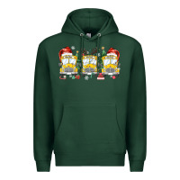 Sports Green christmas school bus Premium Hoodie - MaliasSmallBusiness