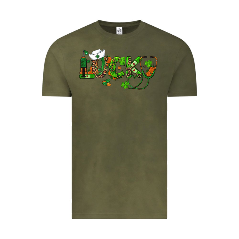 St Patricks Day Lucky Nurse Vintage Tee by RanaPortraitStore | Teevron