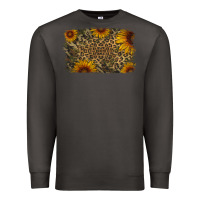 Smoke Camouflage Leopard Sunflower Background Premium Sweatshirt - Jasminsmagicworld