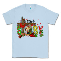 Dusty Blue True Story Holy Family Classic Tee - FaDigitalArtStudio