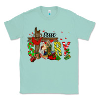 Seafoam True Story Holy Family Classic Tee - FaDigitalArtStudio