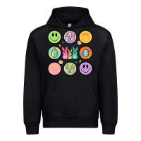 Black easter day smiley faces Urban Hoodie - Artiststas