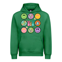 Emerald easter day smiley faces Urban Hoodie - Artiststas