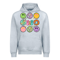 Heather Grey easter day smiley faces Urban Hoodie - Artiststas