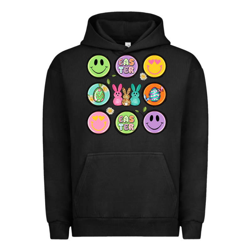 Easter Day Smiley Faces Urban Hoodie by Artiststas | Teevron