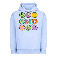 Pigment Grape Ice easter day smiley faces Urban Hoodie - Artiststas