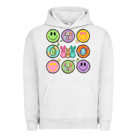 Pigment Lunar Rock easter day smiley faces Urban Hoodie - Artiststas
