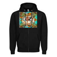 Black cozy vibes tumbler Zipper Hoodie - BundleAndBundleShop