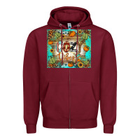 Burgundy cozy vibes tumbler Zipper Hoodie - BundleAndBundleShop